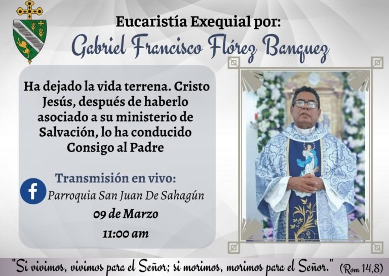 Eucaristía Exequias Pbro. Gabriel Flórez
