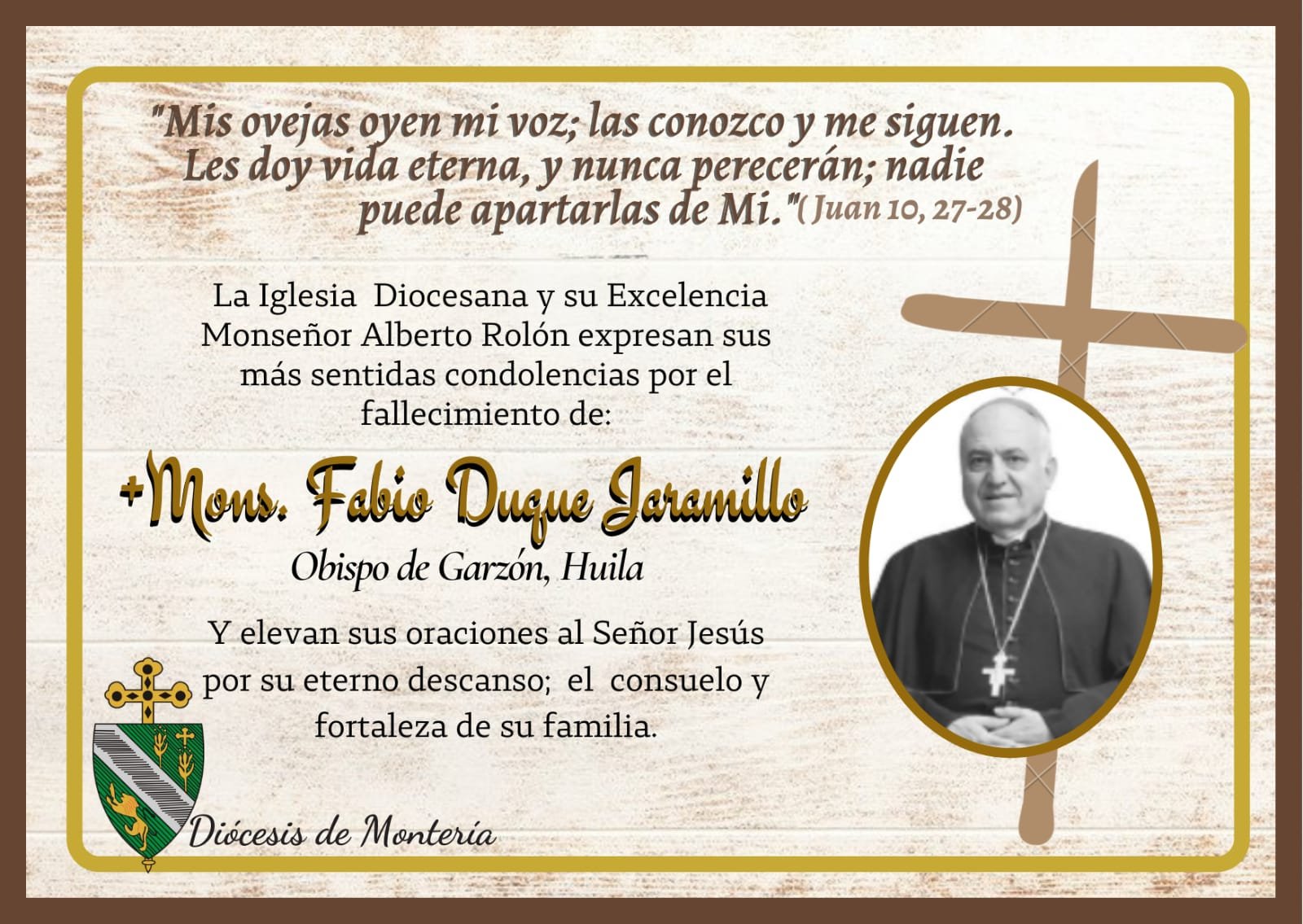 Pascua Eterna Mons. Fabio Duque Jaramillo