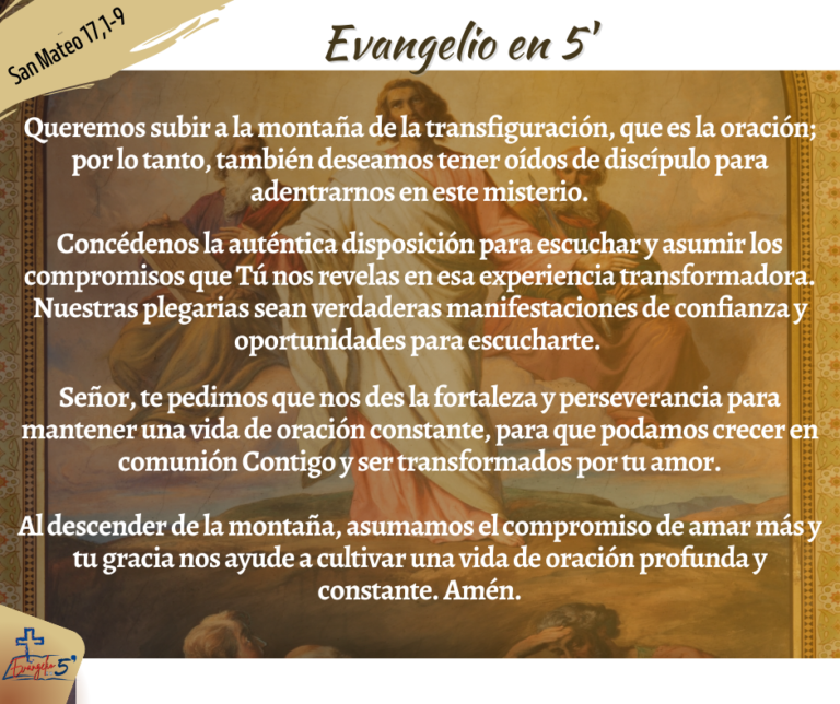 Domingo de la Transfiguración 2023 by Mons. Alberto Rolón