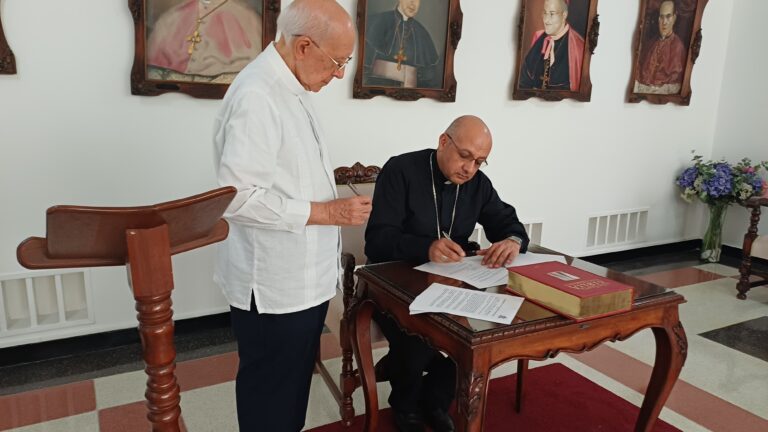 Mons. Farly Gil Betancurt toma posesión canónica como Administrador Apostólico de la Diócesis de Montería