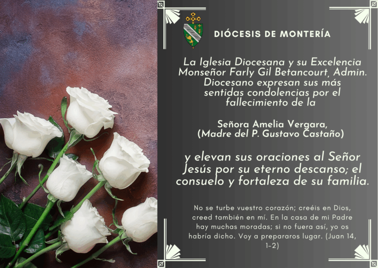 Oramos por el eterno descanso de Amelia Vergara