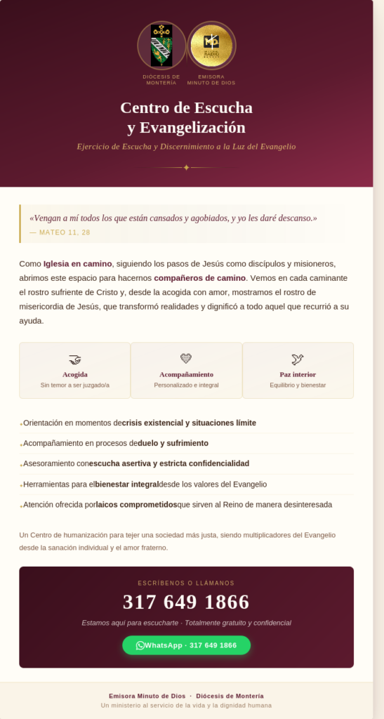 Centro de Escucha y Evangelización