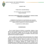 Decreto 003 — Normas de Comportamiento para la Protección de Menores y Personas Vulnerables