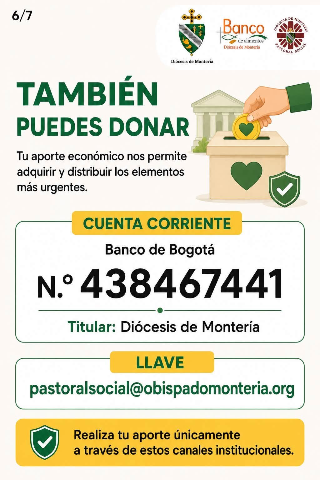 También puedes donar dinero