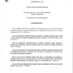 Decreto N.º 013 — Parroquia Santa Teresa de Calcuta
